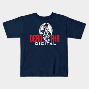 Dead Air Digital White Alternate Logo Kids T-Shirt